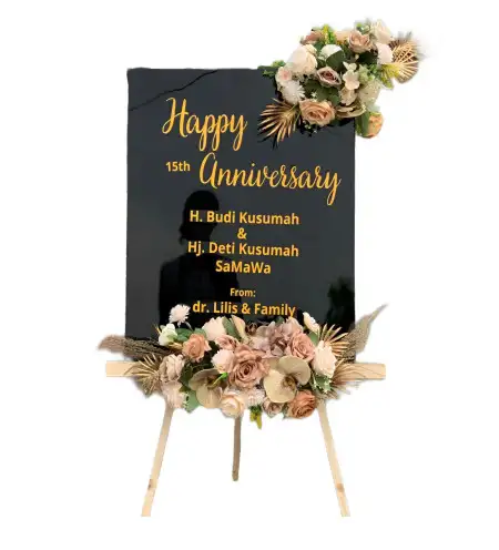 Papan Bunga Akrilik Tugu Kecil