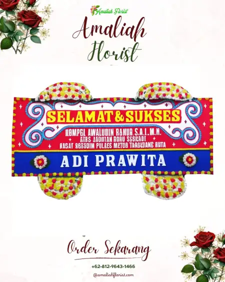 Papan Bunga Ucapan Selamat Tugu Kecil